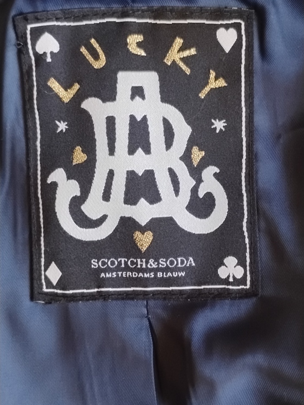 NWOT Scotch & Soda Wool Blend Moto Bomber Jacket S Camel Leather Trim - Picture 5 of 12